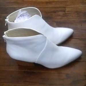 White Nava Bootie